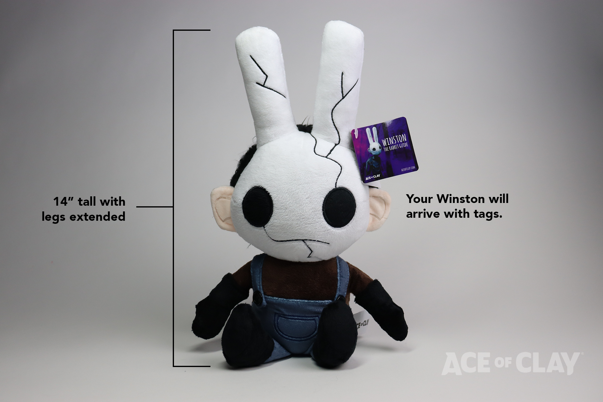 Spooky Plush Toy — Ace of Clay